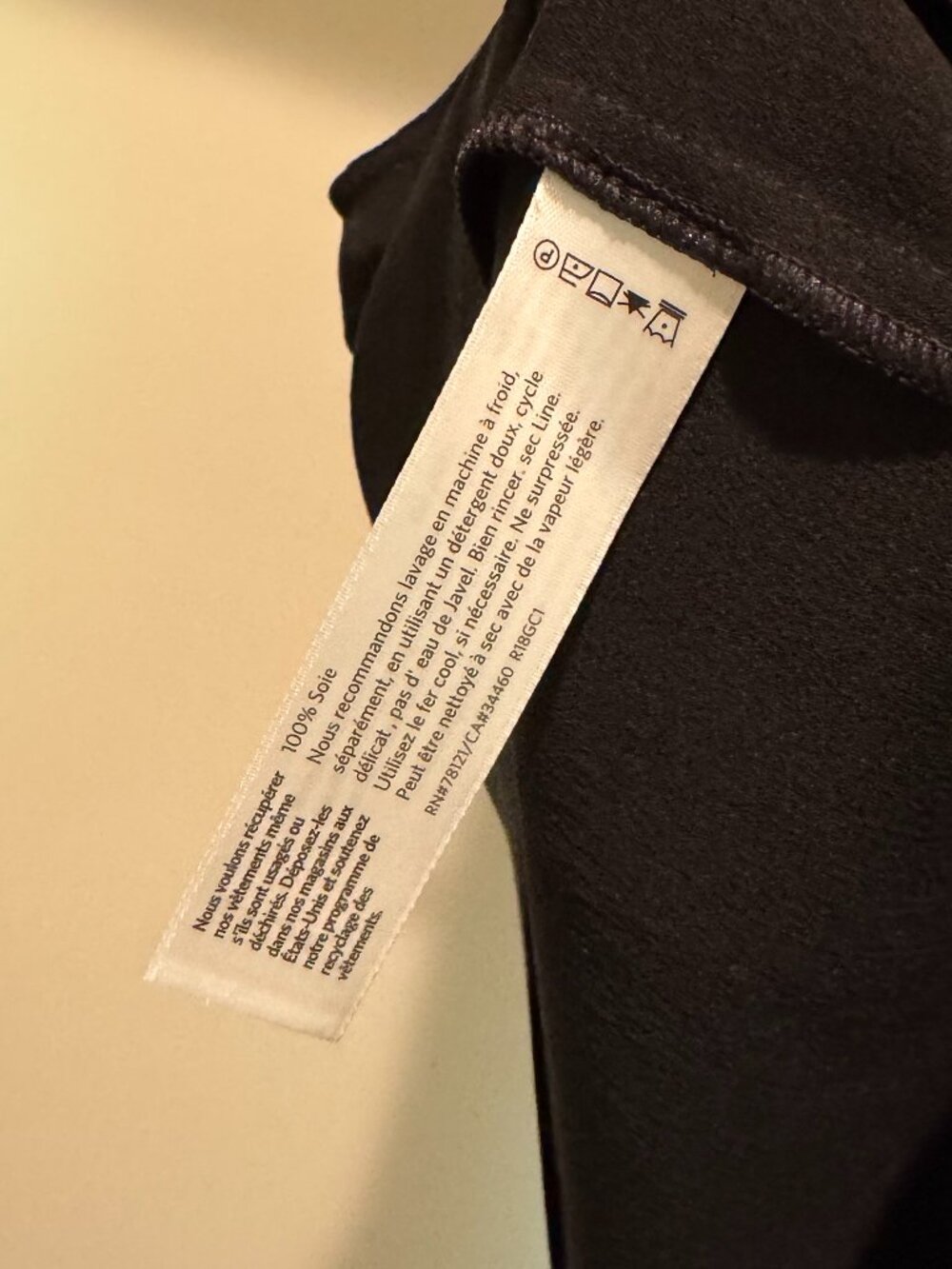 Eileen Fisher Silk Georgette Crepe Top - Picture 5 of 5